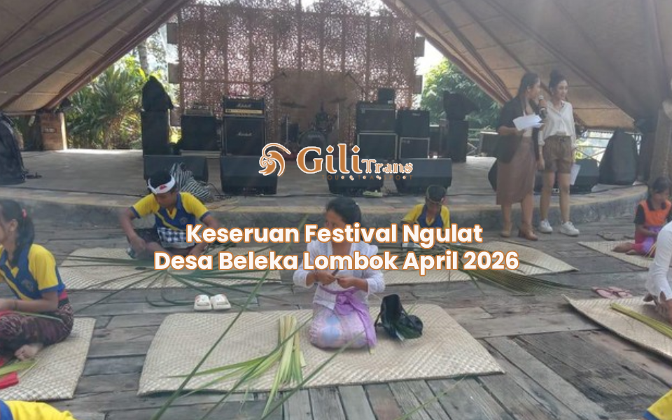 Keseruan Festival Ngulat Desa Beleka Lombok April 2026